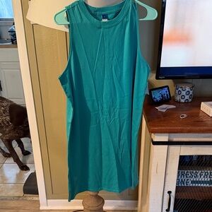 Old Navy Teal Sleeveless Mini Dress